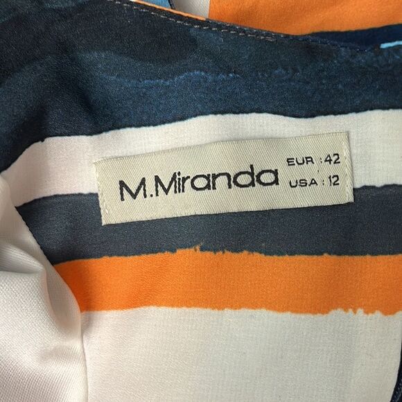 Multicolored Striped Midi M. Miranda Dress - Picture 8 of 9